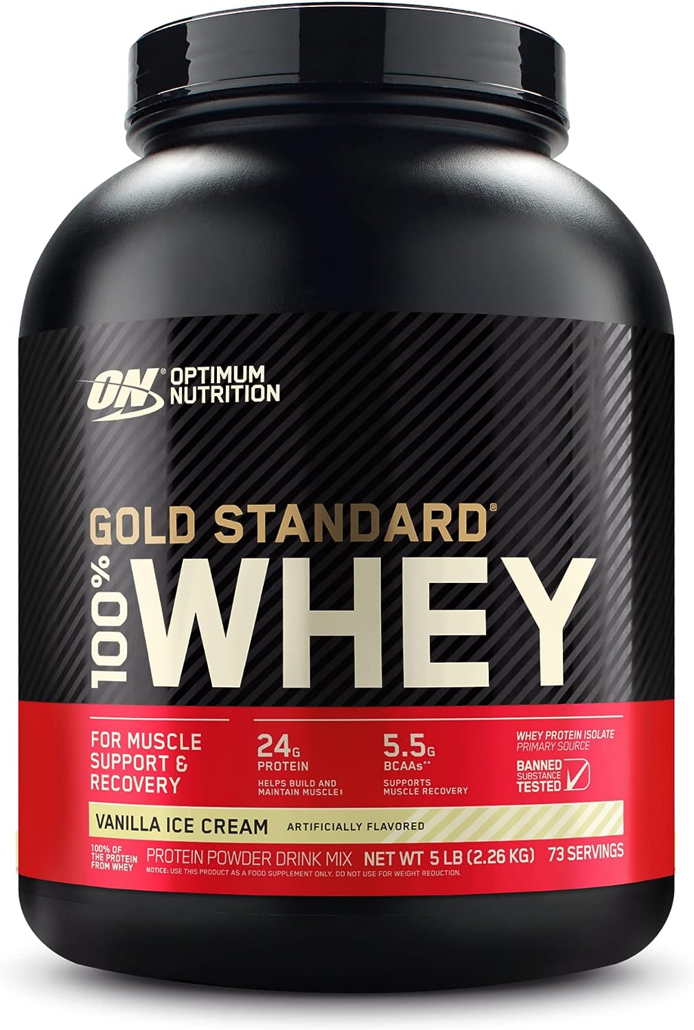 Optimum Nutrition Gold Standard Whey Protein Best Overall