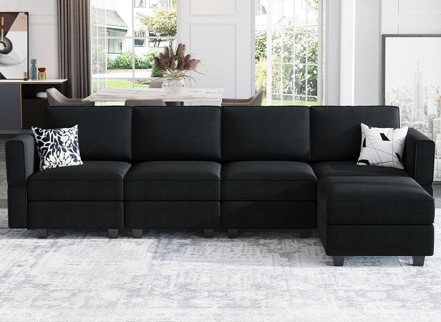 Belffin Modular Sectional Sofa Best Velvet Sofa