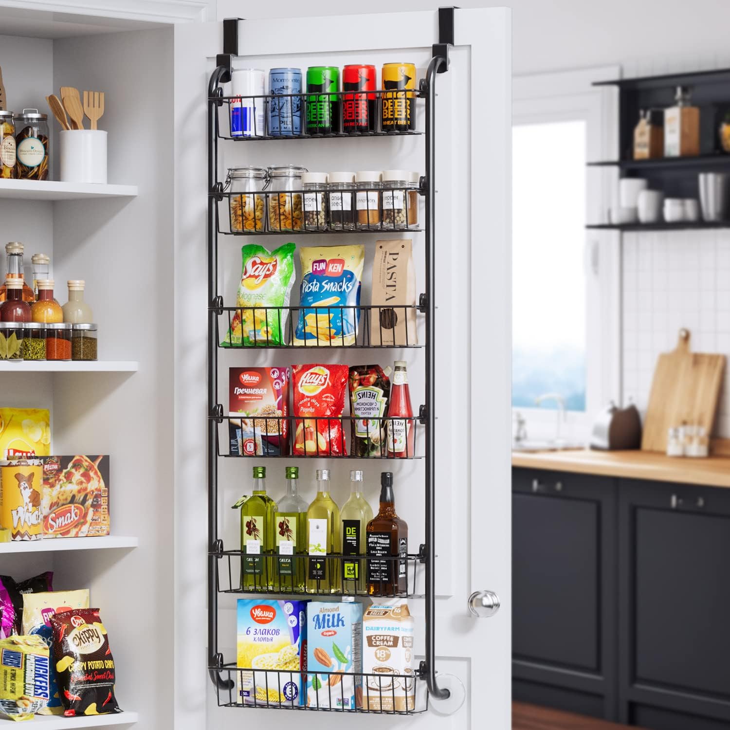 Delamu Over the Door Pantry Organizer Best Over the Door Storage