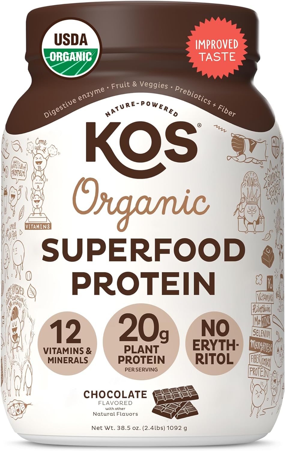 KOS Vegan Protein Best Meal Replacement