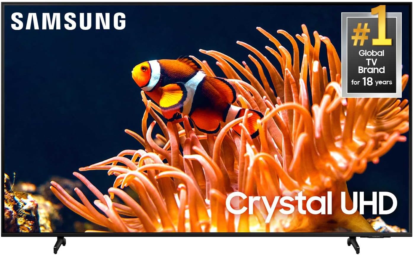 SAMSUNG Crystal UHD DU8000 Best 4K TV 2024